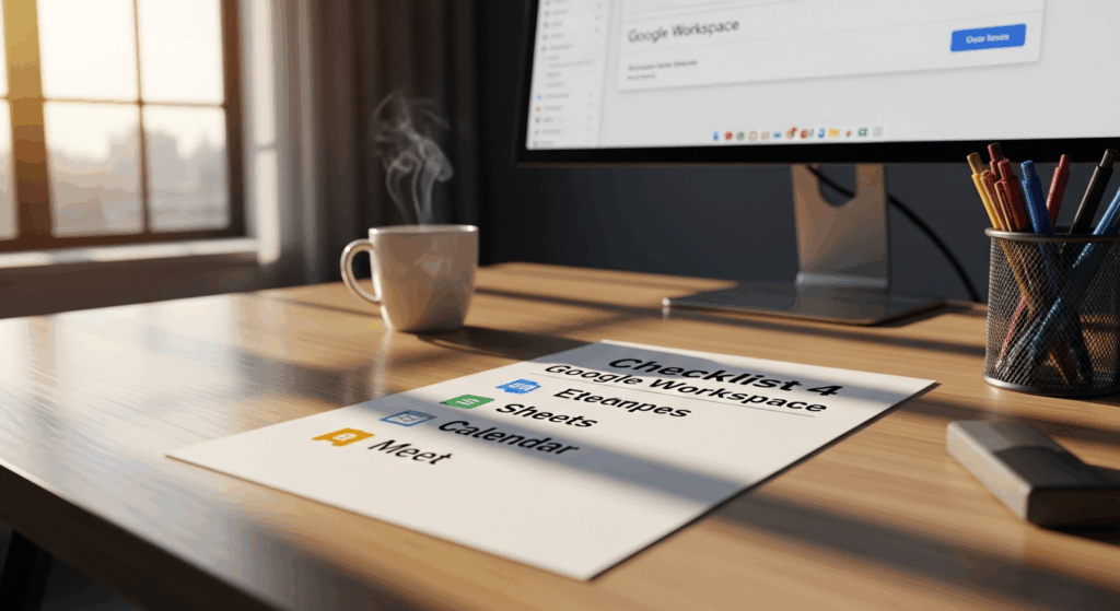 checklist google workspace checklist google workspace